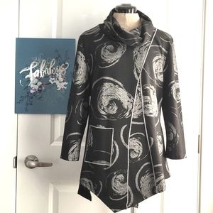 NWT Minkas cowl neck tunic top XL